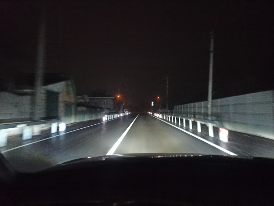 Установка LED протитуманних фар від ваз 2110 зі світлотіньовим кордоном 3