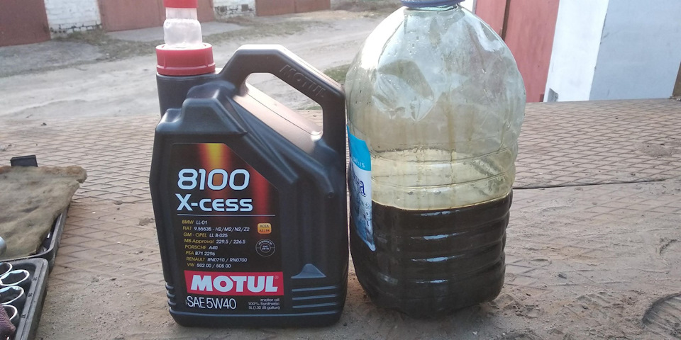 Заміна масла та перехід на MOTUL 5W40 8100 X-Cess 5L. 2