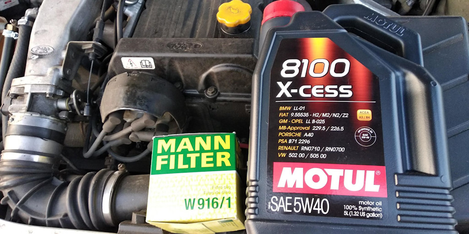 Заміна масла та перехід на MOTUL 5W40 8100 X-Cess 5L. 1