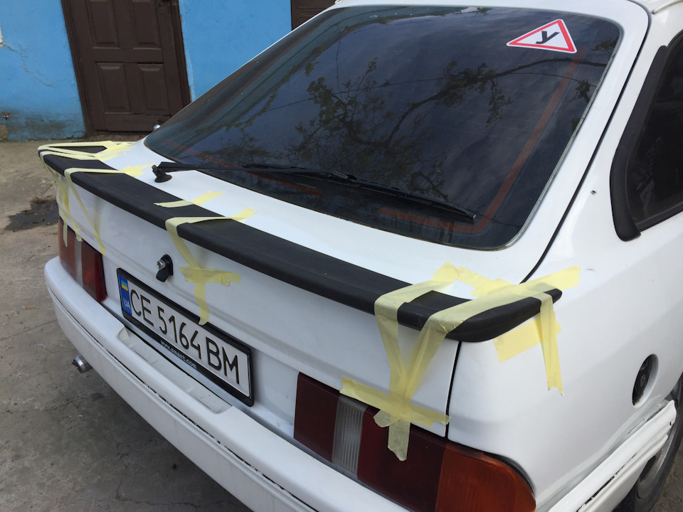 Спойлер, продовження фарбування, багажник на дах! 3