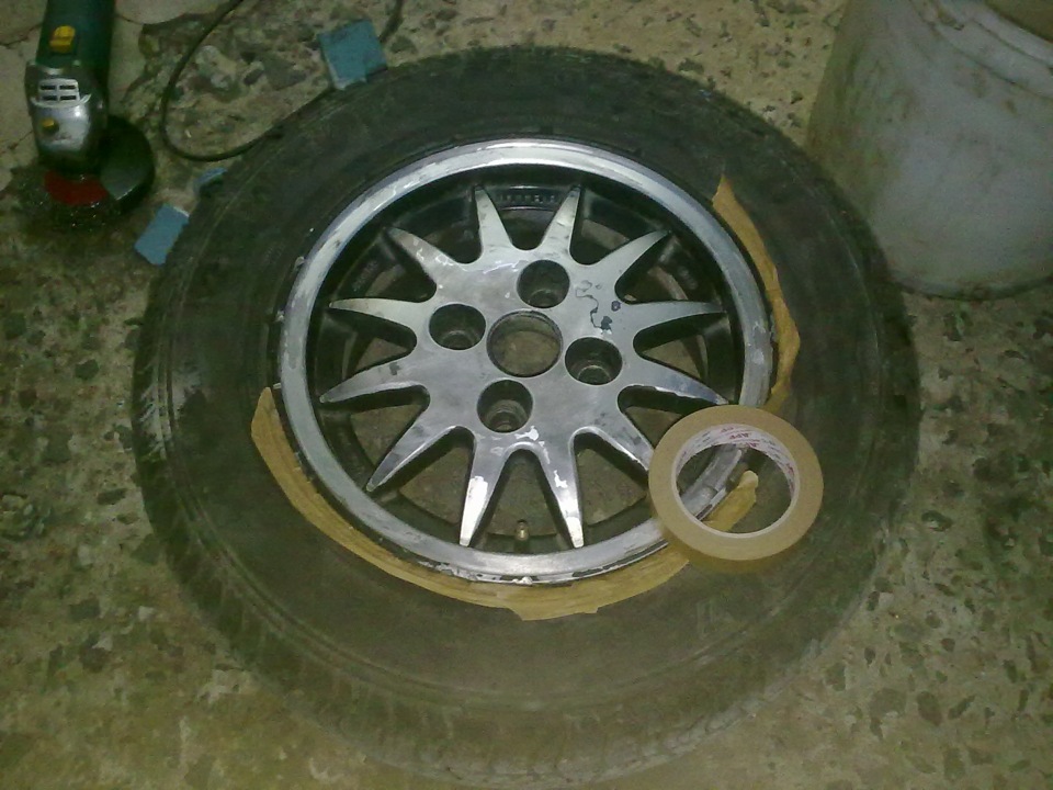 Крашу диски 3