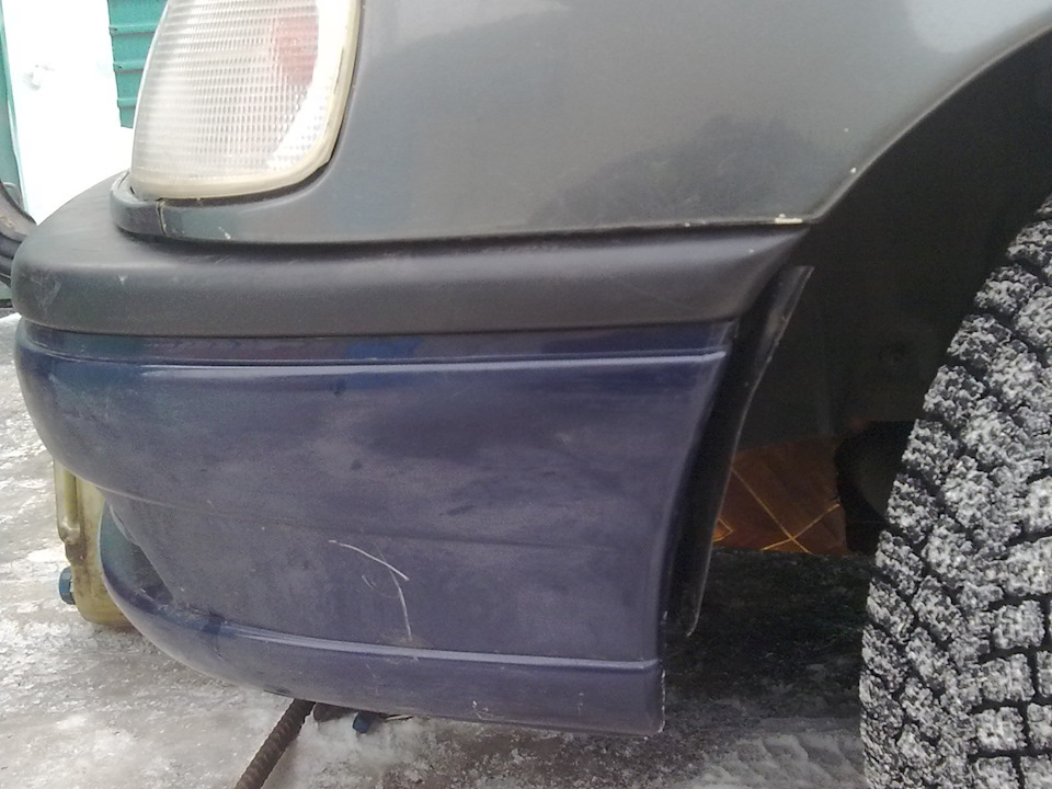 Бампер передній від Opel Vectra A, примірка 3