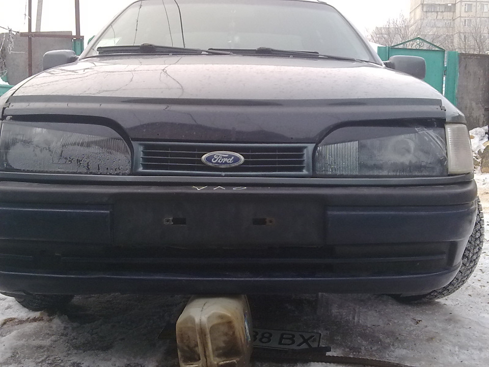 Бампер передній від Opel Vectra A, примірка 2