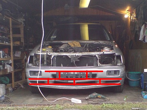 Бампер Cosworth 3