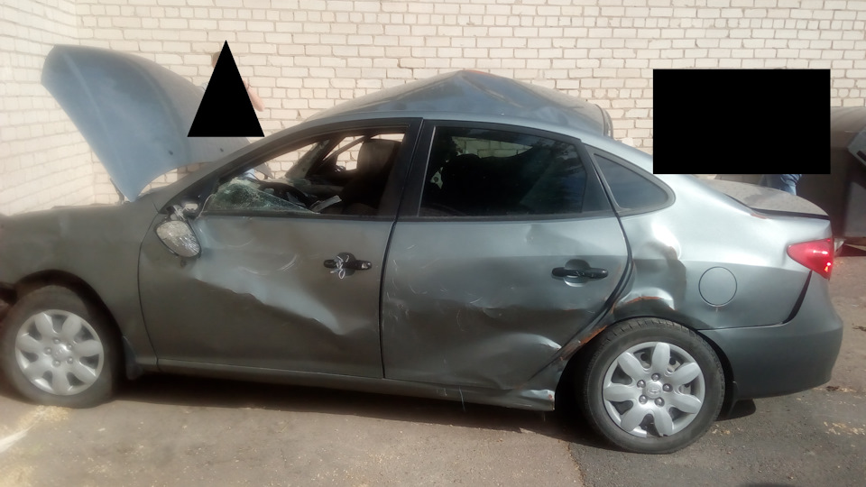 ДТП Hyundai Elantra 2008 1
