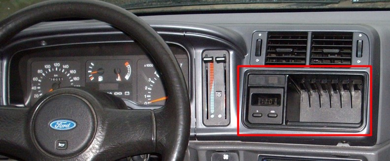 Управляй мрією - Ford Sierra 2.0 i Ghia - торпеда МК3 та датчик палива 2