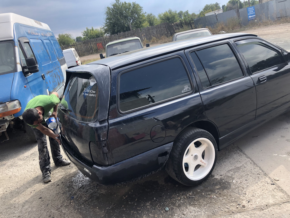 Встановлення бамперів та оригінального RS спойлера 4