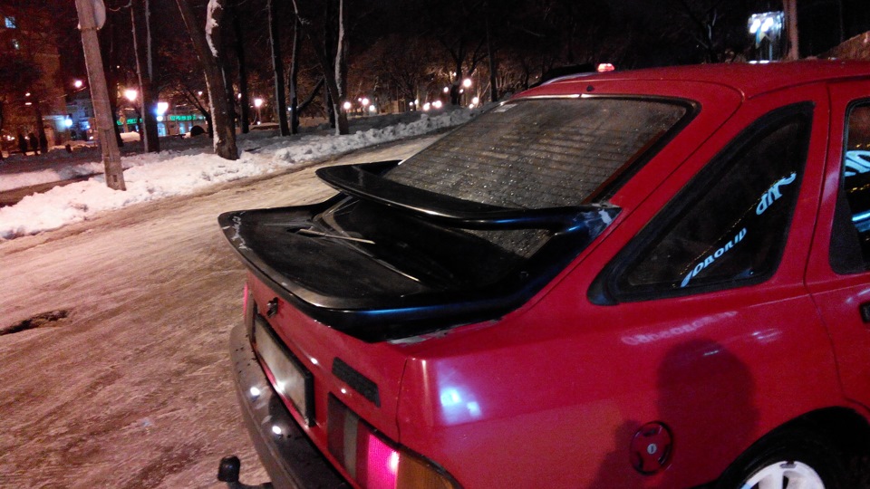 спойлер xr4 на місці 3