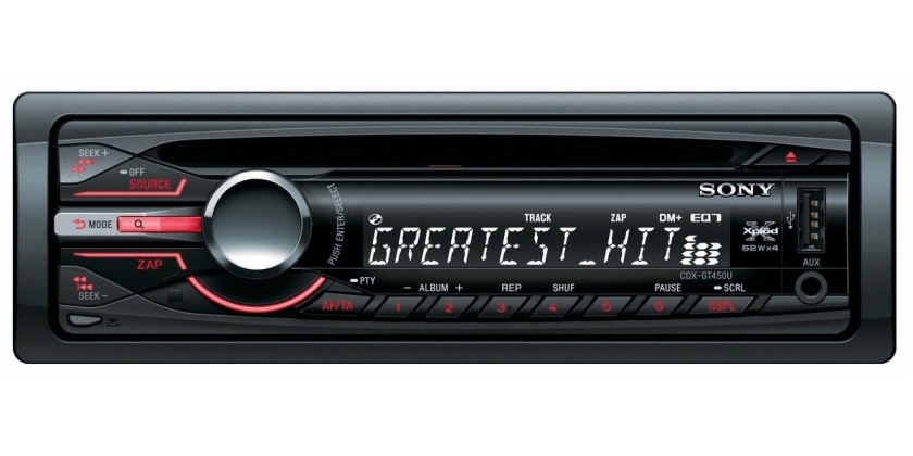 Нова голова - Sony CDX-GT450U 2