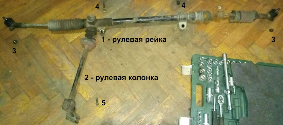 Повний ремонт механічної рульової рейки 2