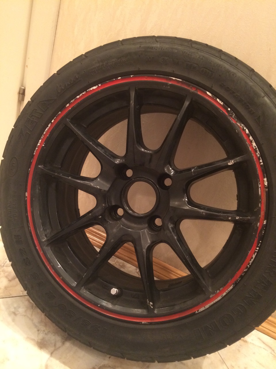 Продам диски 4 * 108R15 + хороша гума! 5