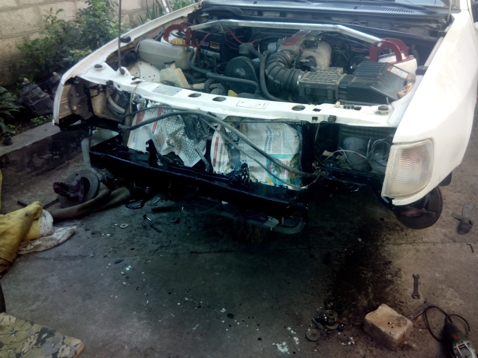 поставив розпірку made GULL =)) 3