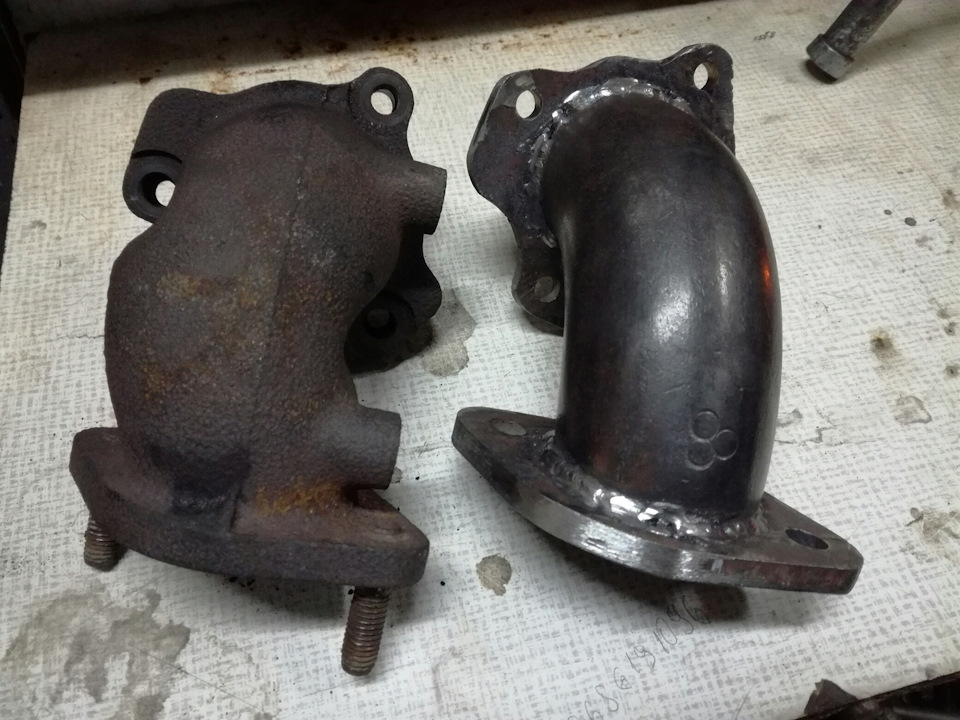 Кастом коліно на турбіну 2.5 Turbo Diesel 1