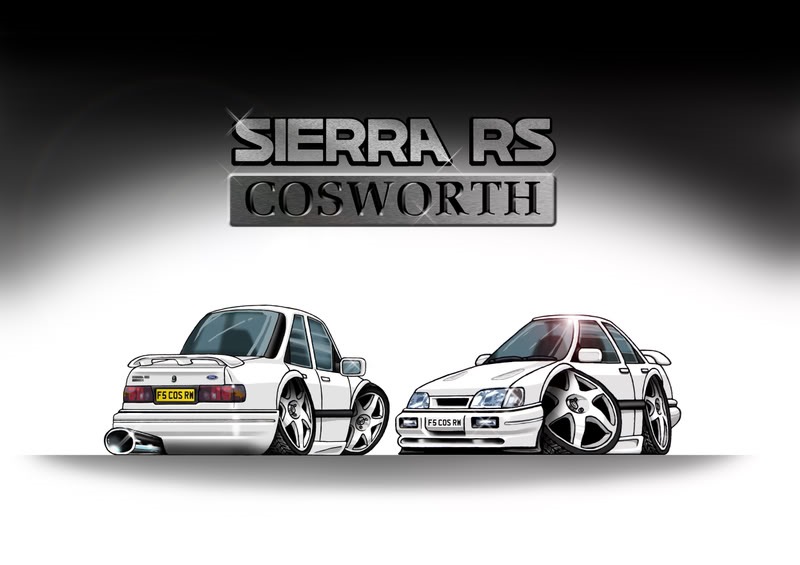 Ford Sierra Cartoon 5