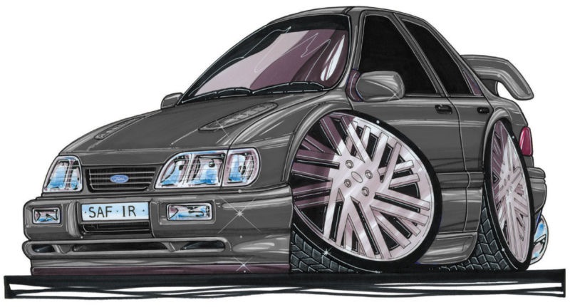 Ford Sierra Cartoon 3