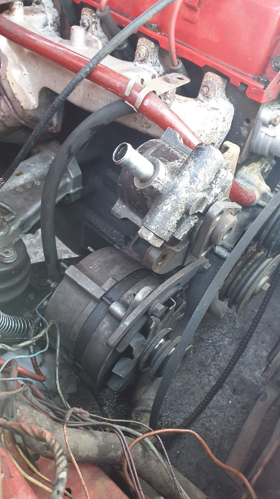 Насос ГУР з DOHC на OHC установка 3