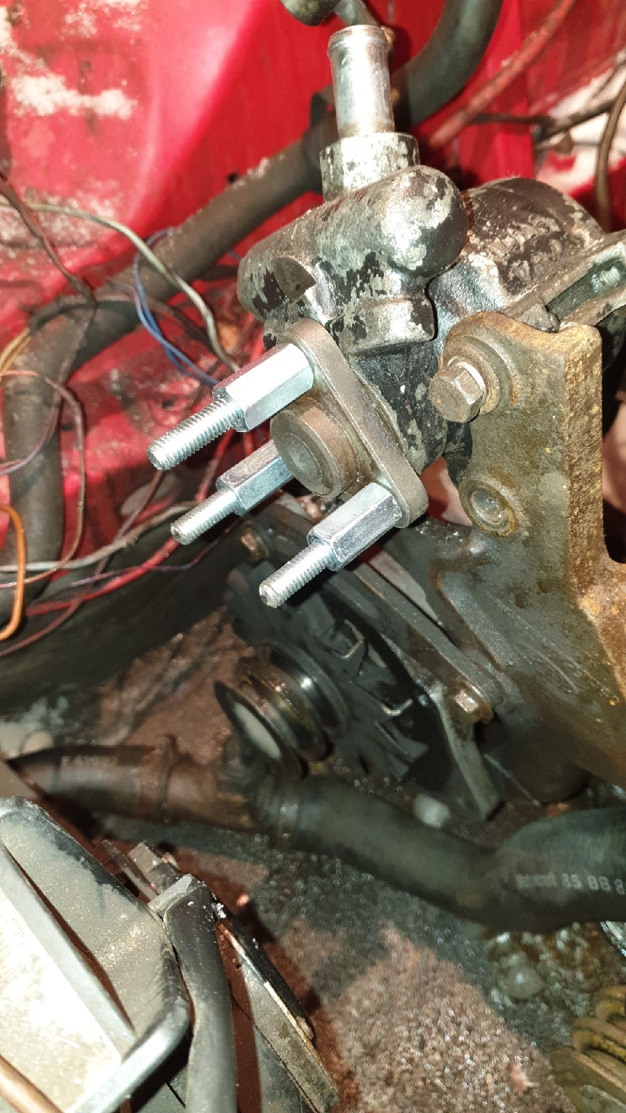 Насос ГУР з DOHC на OHC установка 5