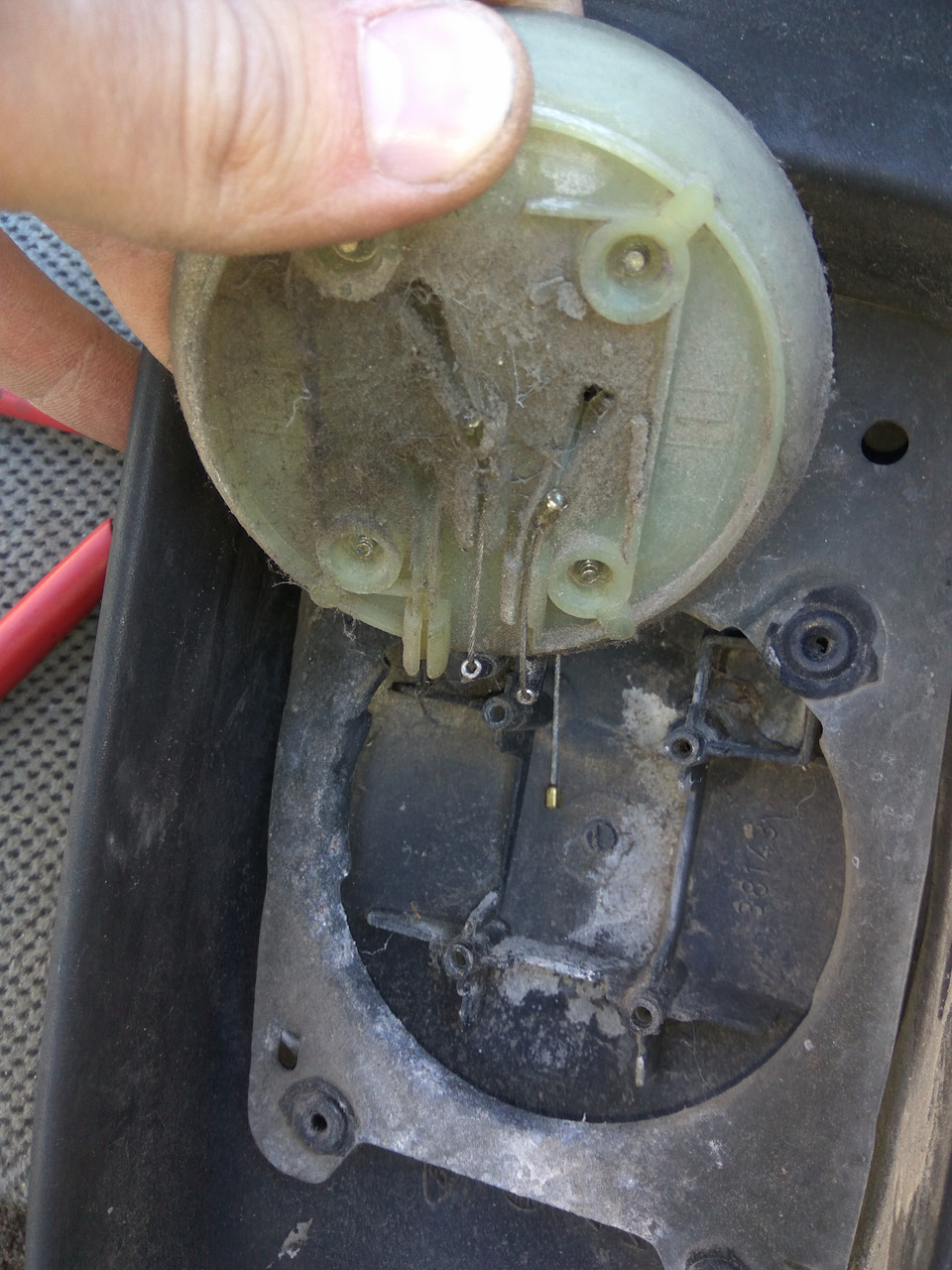 Заміна основи електро дзеркал під ущільнення з хромом 1