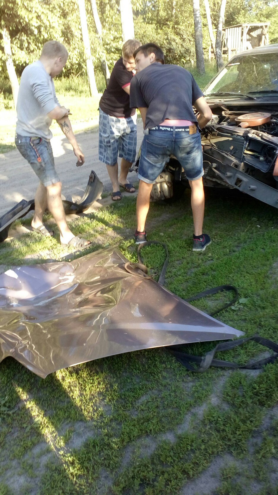 Газ-3307 в око потрапив. (ДТП) 3