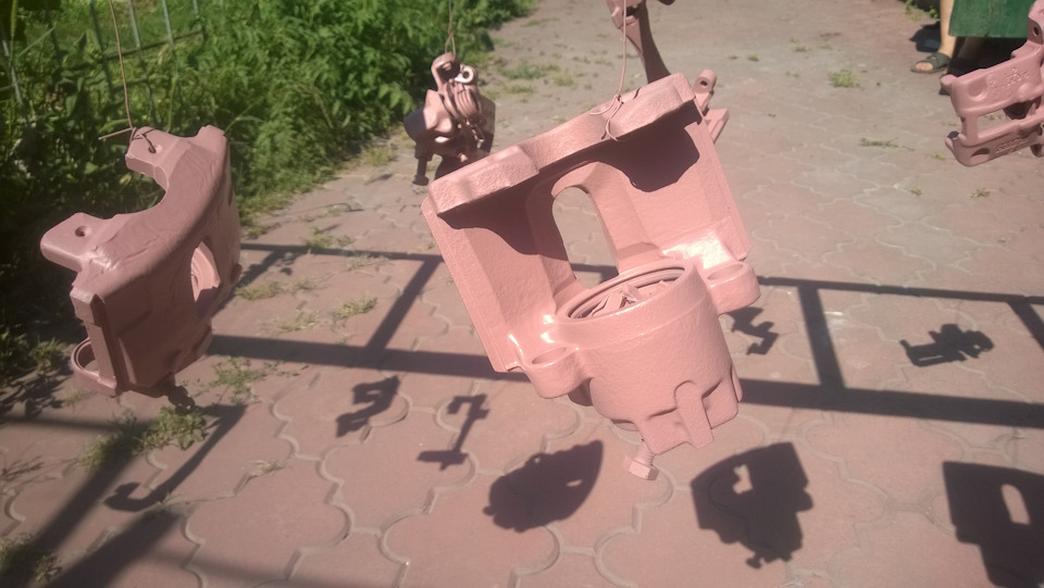 Фарбування супортів. 2