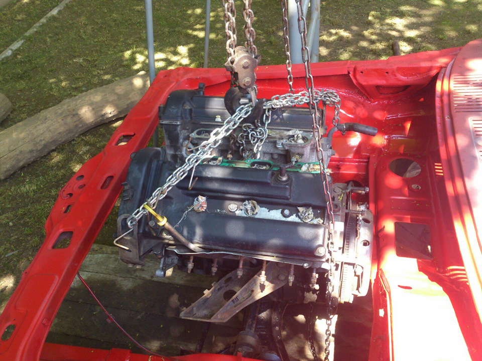 Встановлення двигуна (Cosworth BOB) 5