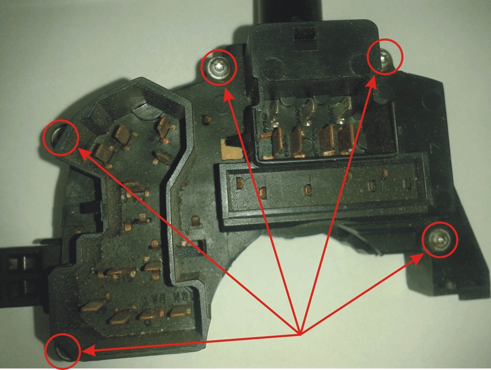 Ремонт подрулевого переключателя ( Multifunctional Switch F2DC13K359AA) 2