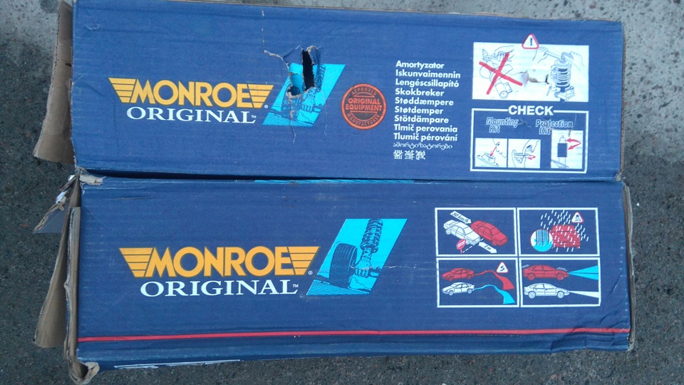 Заміна передніх стійок Monroe V 4302 (масло) 2