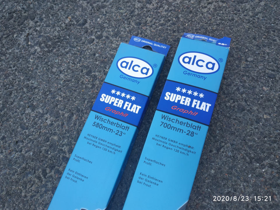 Двірники Безкаркасні Alca Super Flat 2