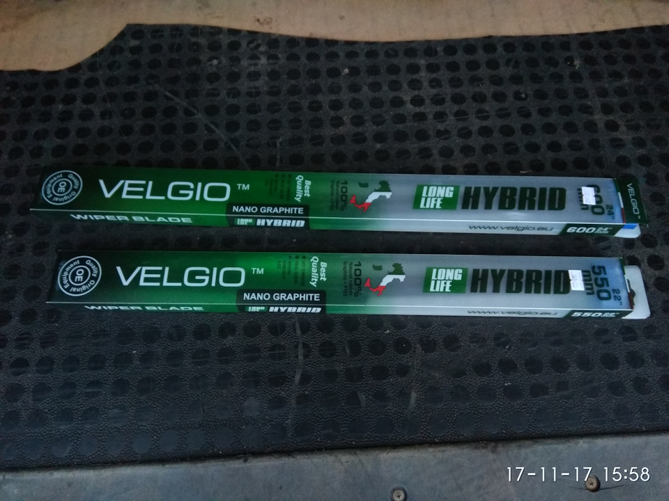 Двірники Velgio Nano Graphite (hybrit) 1