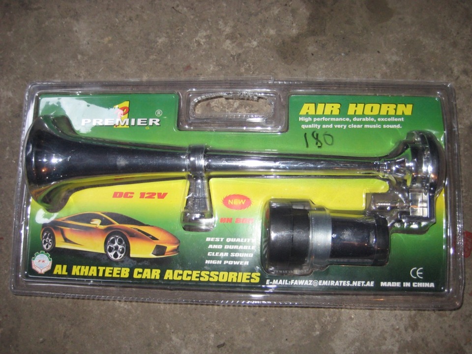 Встановлення Сигналу Дудки AIR HORN Premier 12V 1