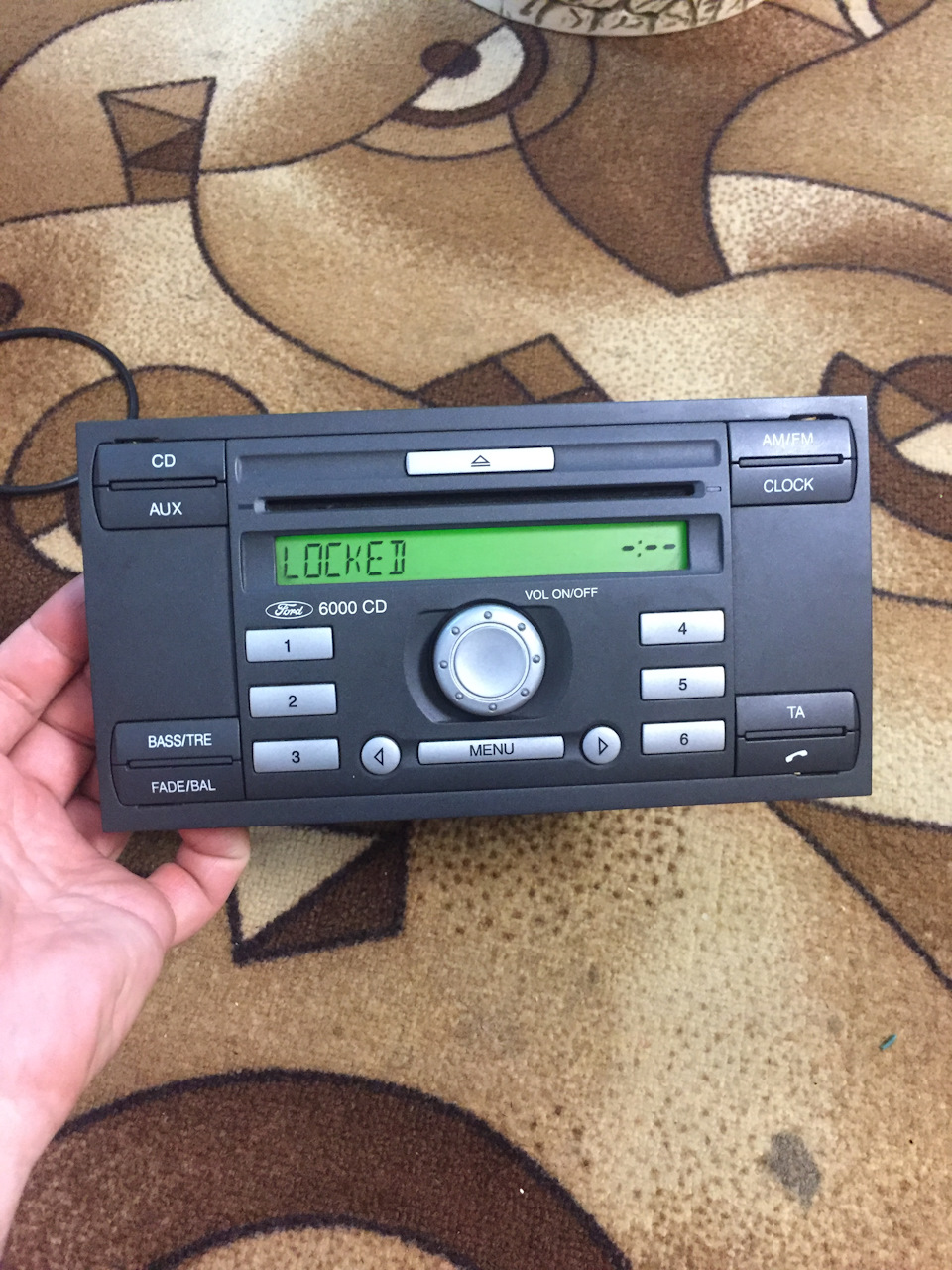 УРАаааа. штатна магнітола 6000cd 3