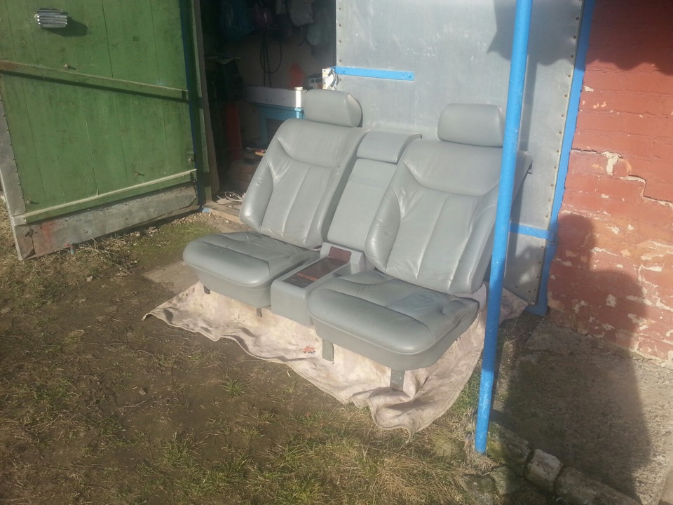 Задні сидіння Mercedes w140Long 5