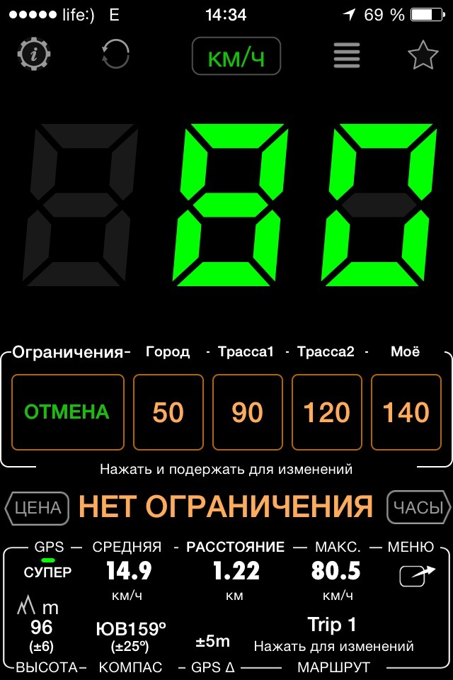 Показання спідометра 3