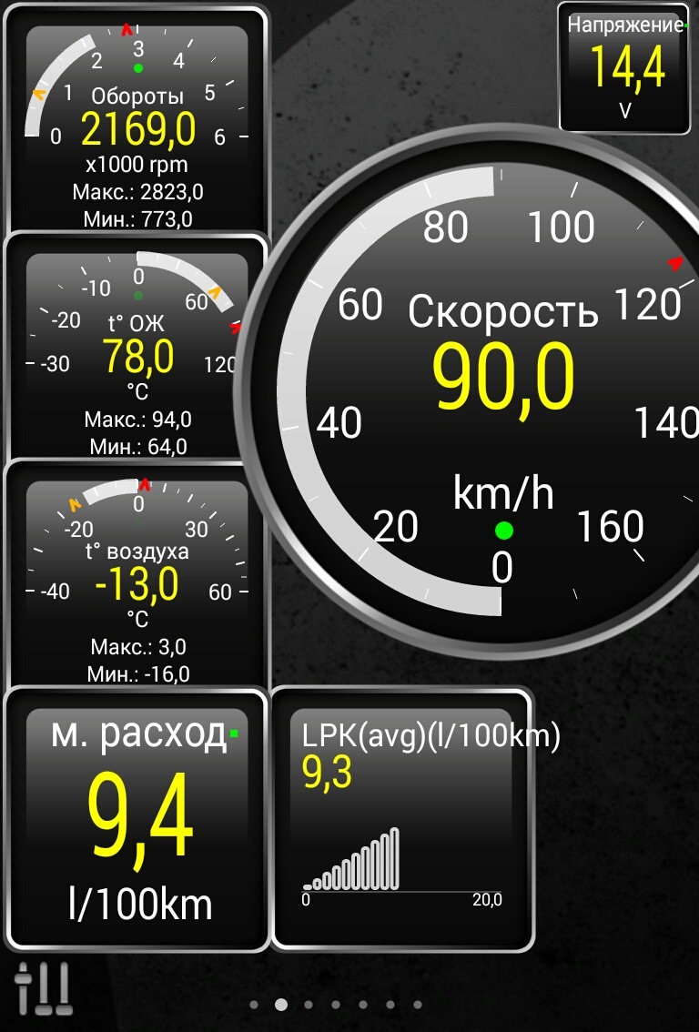 ELM327 v1.5 OBD2 + Torque = скрінчик 1