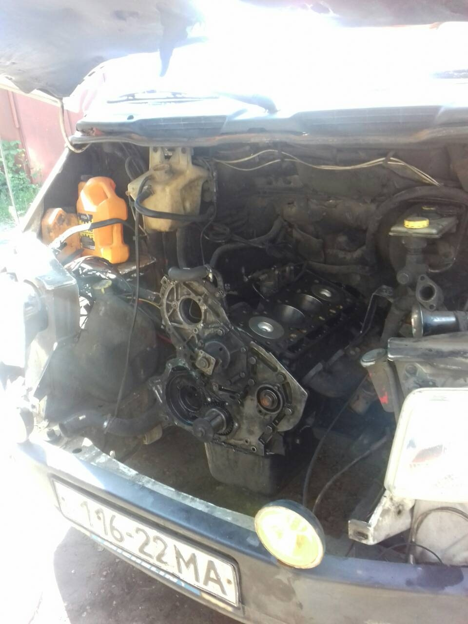 Встановлення двигуна на авто 1