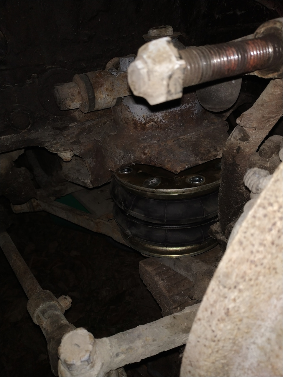 Прикладка пневмоподушки в газ 21 1
