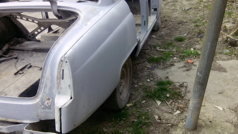 Майже підготували кузов до фарбування