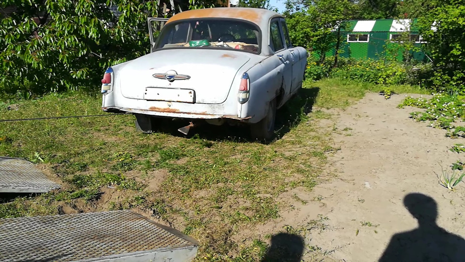 Евакуація ГАЗ 21 після багаторічного простою 1