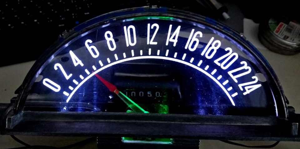 172. Пересвіт спідометра ГАЗ-21. 2