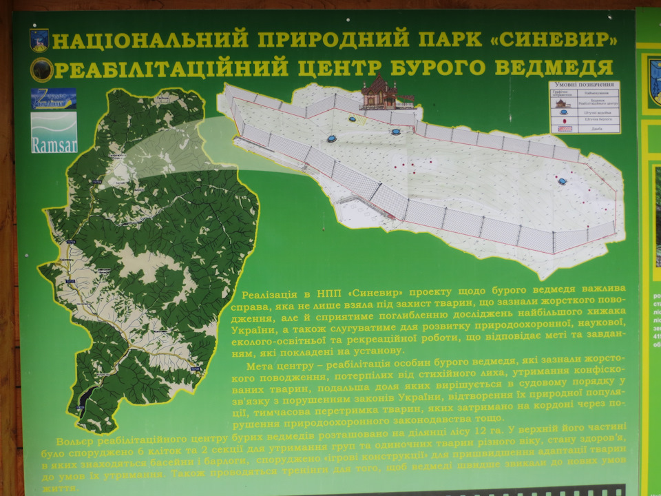 Подорож Західною Україною, вересень 2017р., газ 21 Волга 1959р., 2600км., 19 днів. День 14-15. - п'ятнадцятий Реабілітаційний Центр Бурих Ведмедів - Синевір - Львів - Жовква. 1