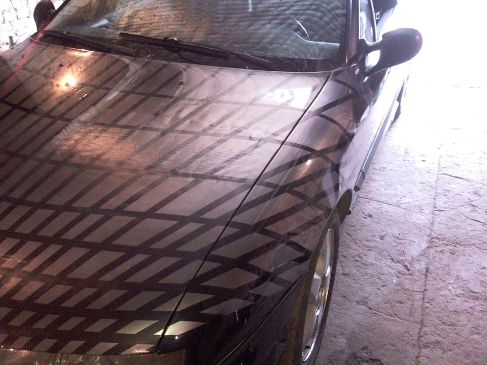 Замальовка на старенькому Opel Calibra 3