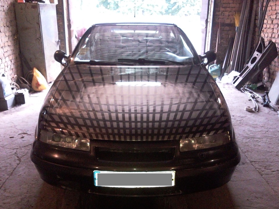 Замальовка на старенькому Opel Calibra 4