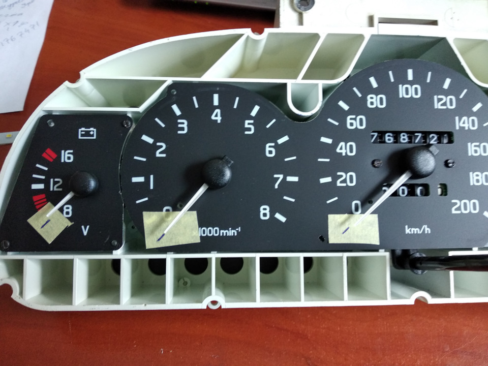 Приладова панель ГАЗ 3110 RAR AP 60.3801. Боротьба з підсвічуванням. 2