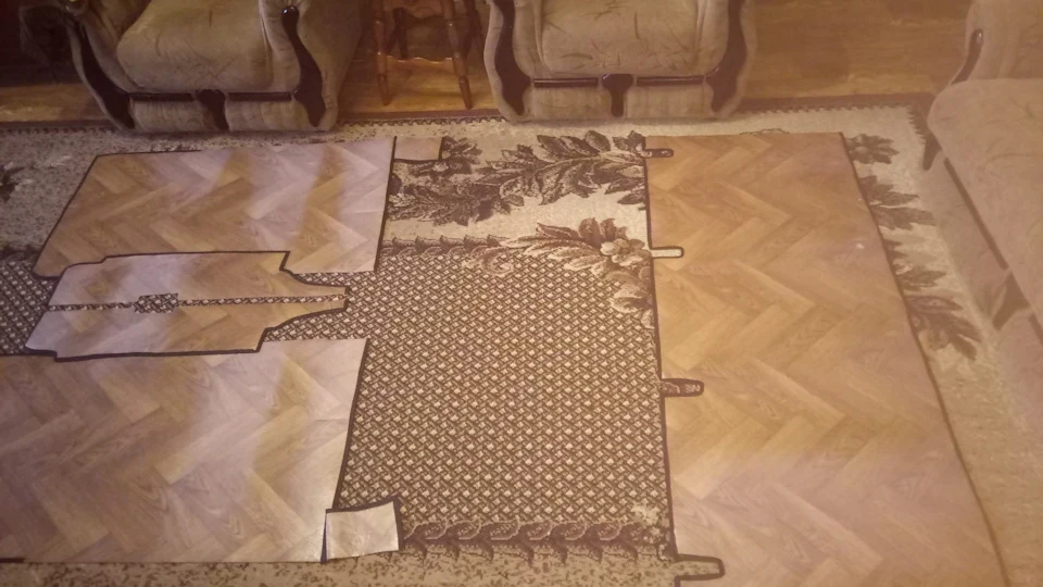 Купив, набір килимків для підлоги газ 24, і здається На ... балі мене