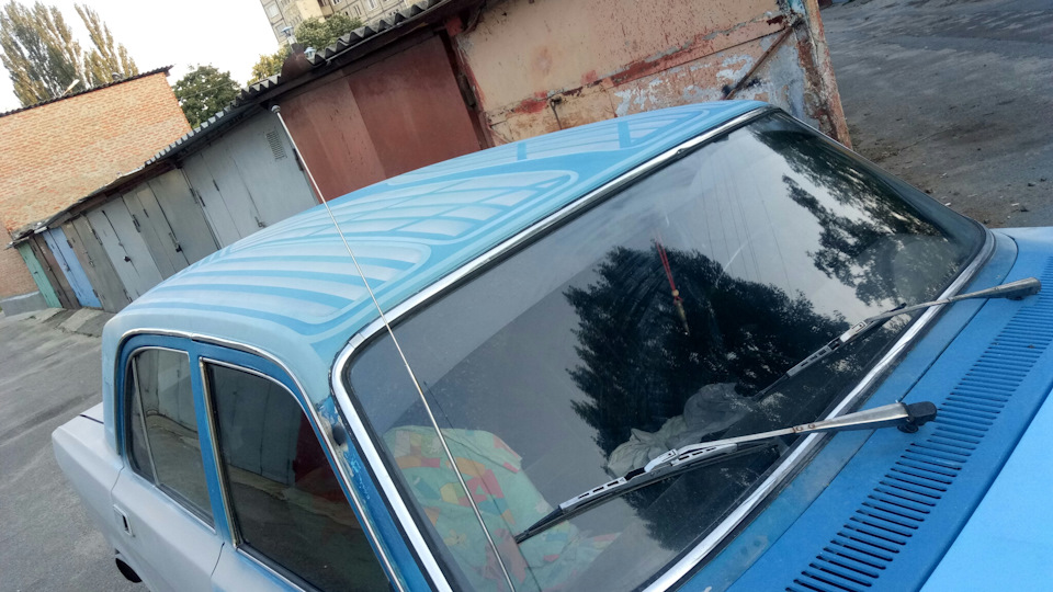 Сага про фарбування машини ч1. фарба даху. 2