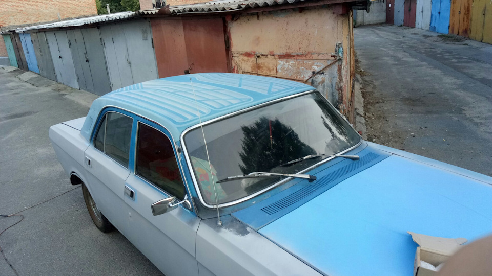 Сага про фарбування машини ч1. фарба даху. 3