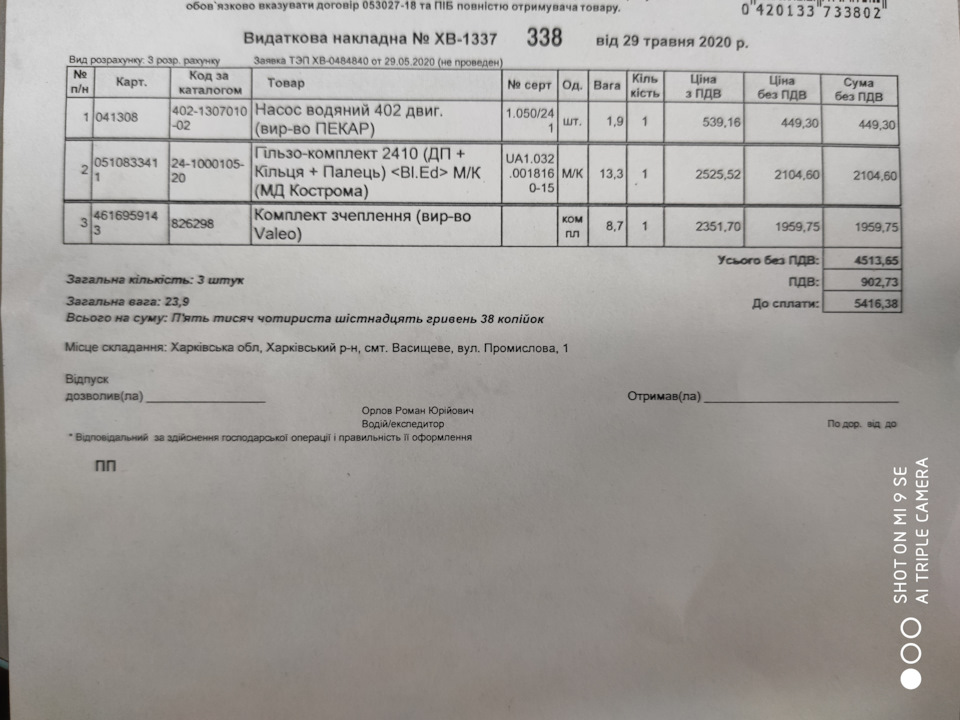 ЗМЗ 402 Поршева + гільзи Мотор Деталь 2