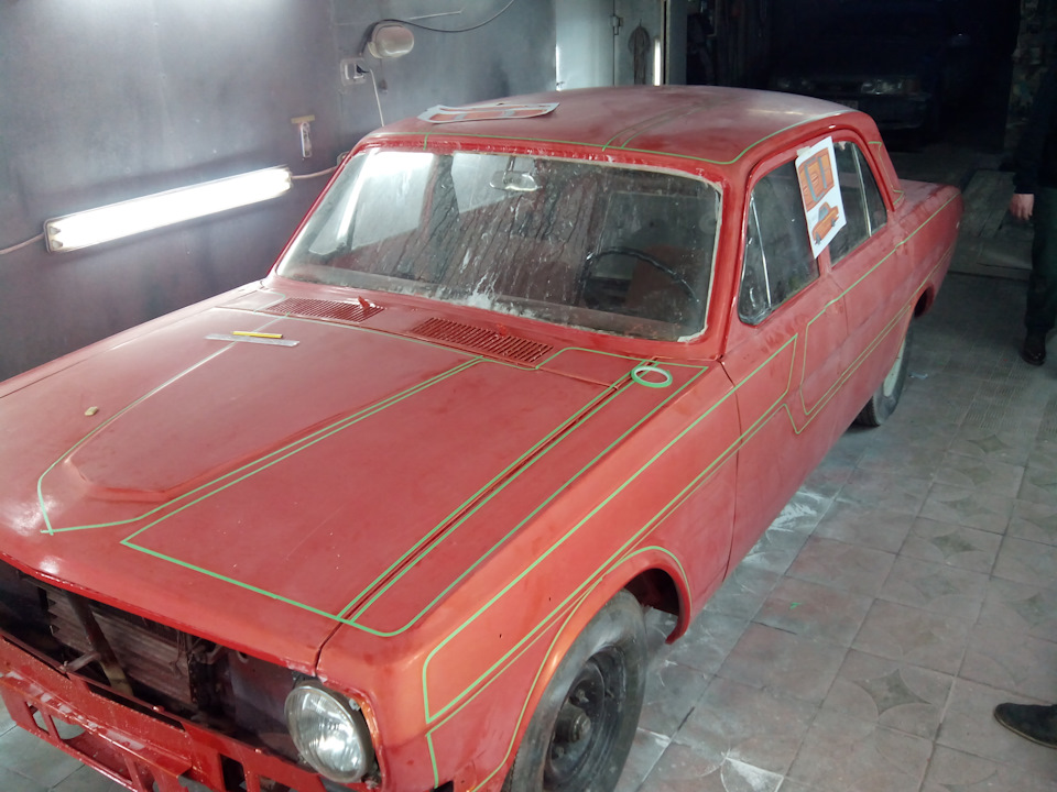 Кастомне фарбування Волги 2401 el Fuego 2