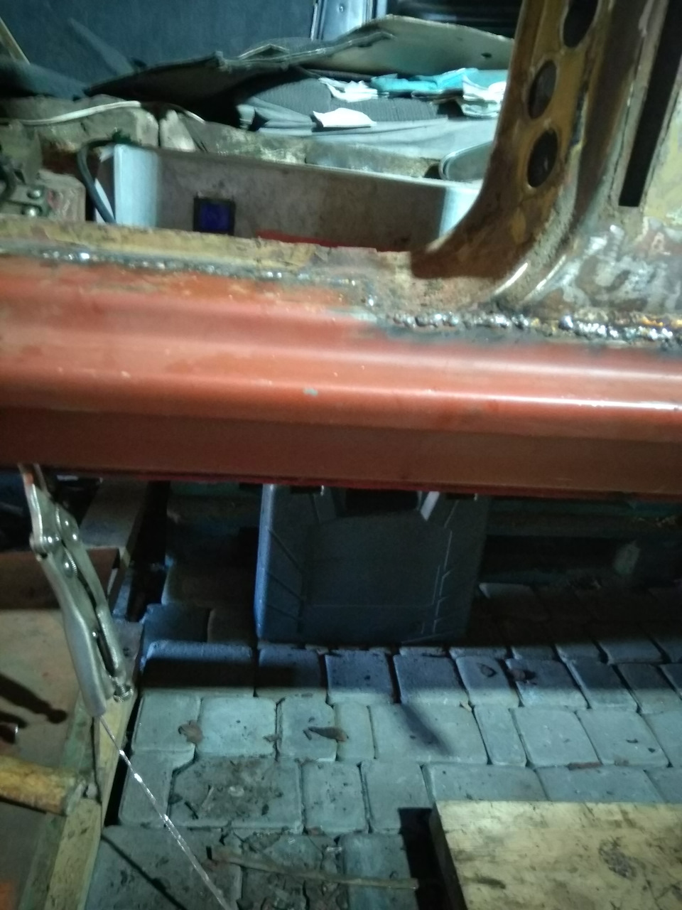 пороги коробки лонжерони підсилювач 1