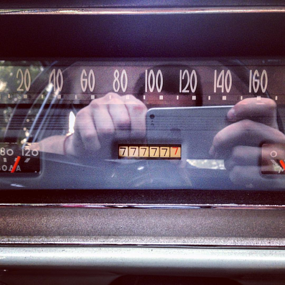 Ось він джекпот на приладку. 777777 км. 1